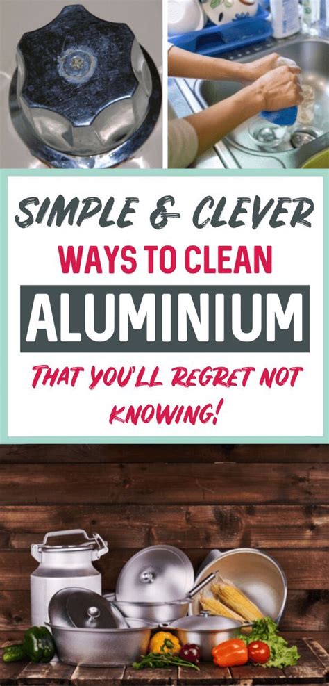 how to clean aluminum sheet metal|easy way to clean aluminum.